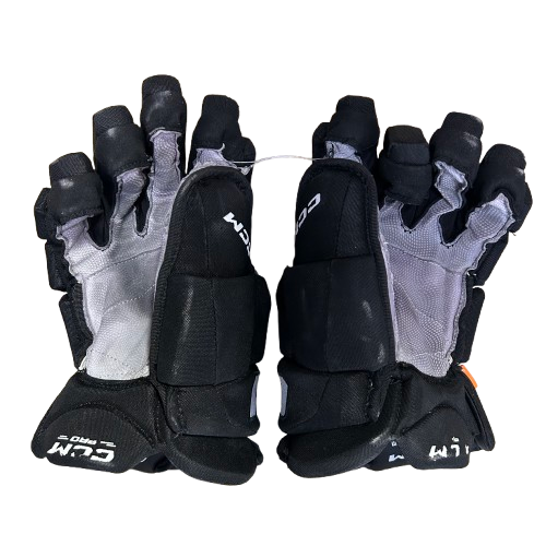 CCM HGJS #5 - Gants de hockey Pro Stock d'occasion (noirs)